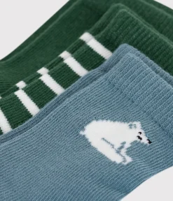 Petit Bateau Socken, Schühchen*3 Paar Babysocken aus Baumwolle variante 1