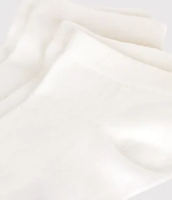 Petit Bateau Socken, Hausschuhe|Socken, Strumpfhosen*2 PAAR EINFACHE WEISSE BAUMWOLLSOCKEN FÜR KINDER weiss MARSHMALLOW