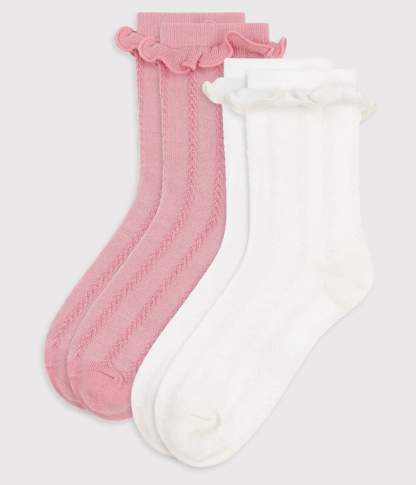 Petit Bateau Socken, Strumpfhosen*2 Paar Kinder-Socken aus Baumwolle variante 1