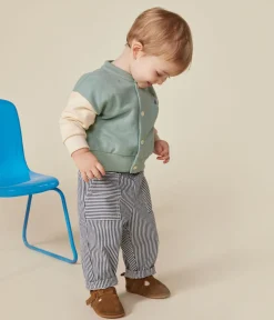 Petit Bateau Pullover, Cardigans*Baby College-Jacke aus Molton PAUL/ AVALANCHE