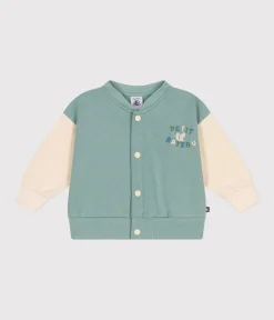 Petit Bateau Pullover, Cardigans*Baby College-Jacke aus Molton PAUL/ AVALANCHE