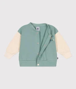Petit Bateau Pullover, Cardigans*Baby College-Jacke aus Molton PAUL/ AVALANCHE