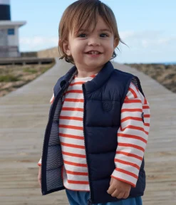 Petit Bateau Jacken, Anoraks*Baby Steppweste blau SMOKING