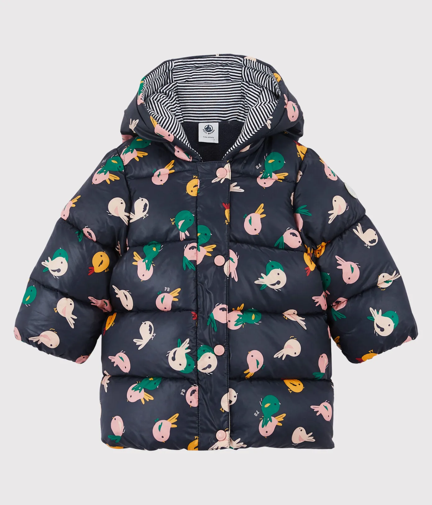 Petit Bateau Jacken, Anoraks*Baby-Anorak aus Polyamid. blau SMOKING/weiss MULTICO