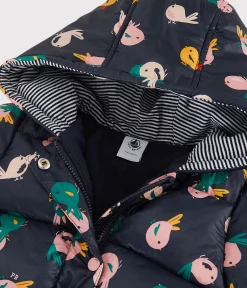 Petit Bateau Jacken, Anoraks*Baby-Anorak aus Polyamid. blau SMOKING/weiss MULTICO