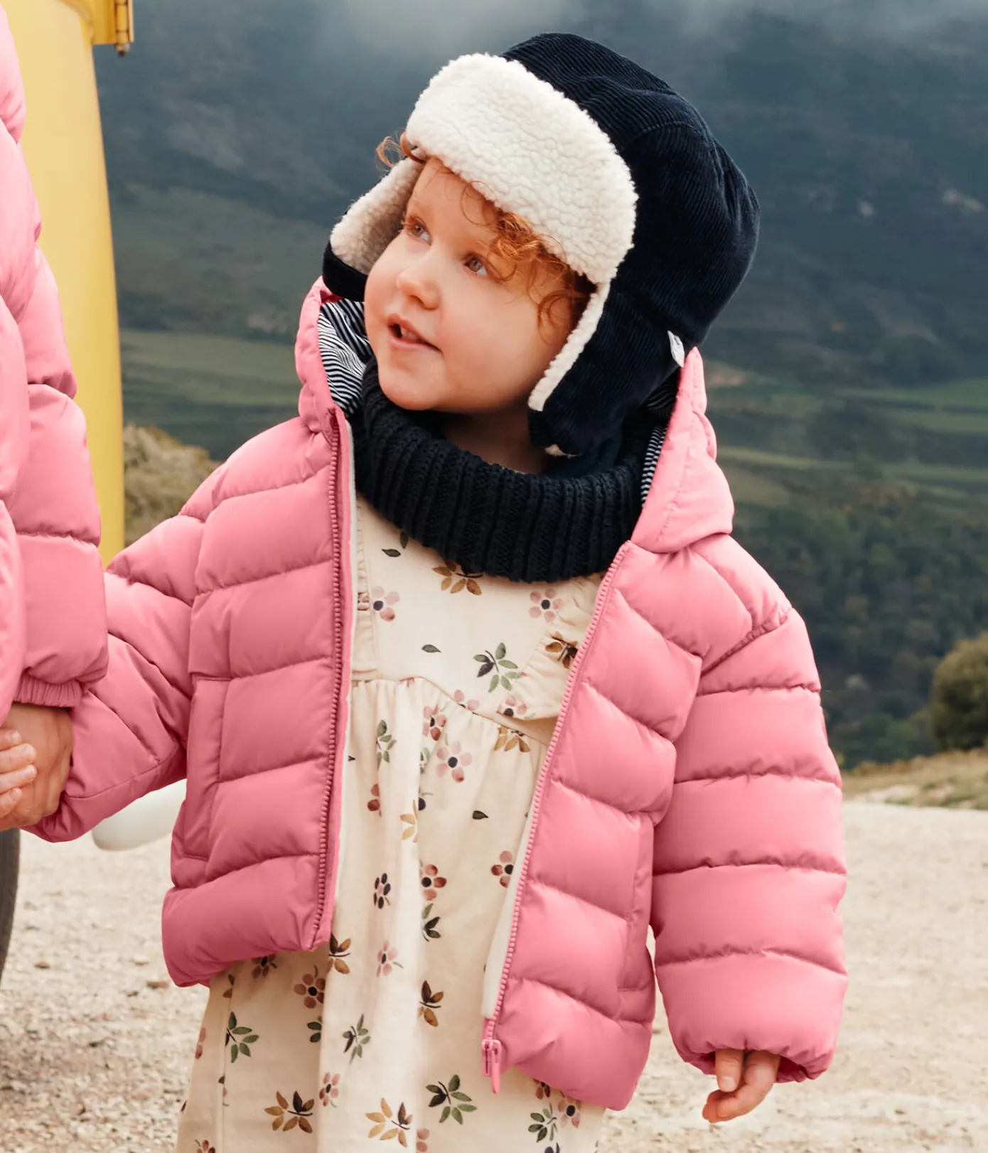 Petit Bateau Jacken, Anoraks*Baby-Anorak mit Fleece-Futter rosa ROSEWOOD
