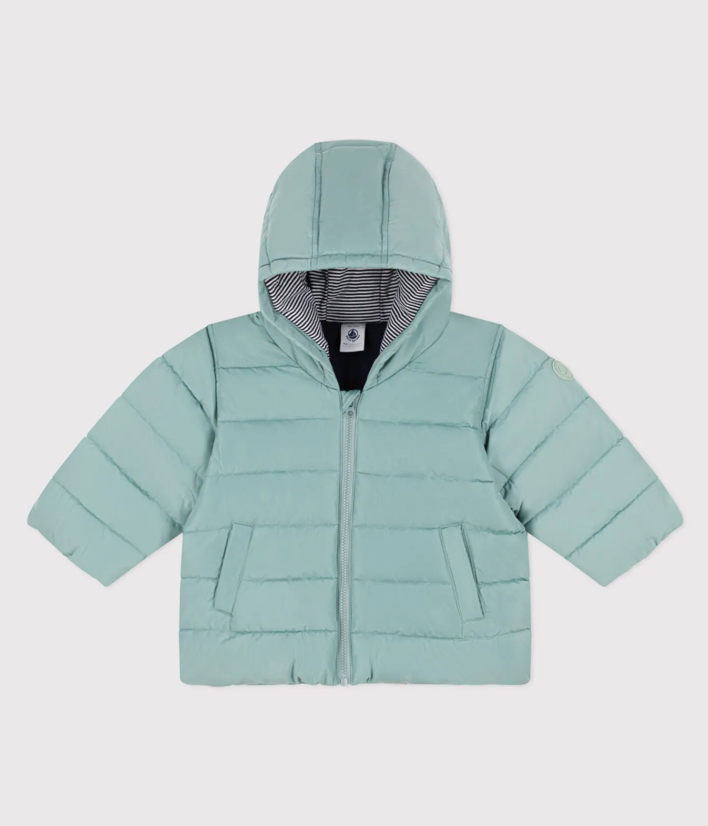 Petit Bateau Jacken, Anoraks*Baby-Anorak mit Fleece-Futter grün PAUL
