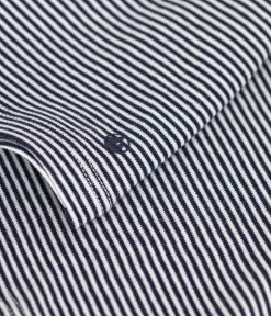 Petit Bateau T-Shirts, Oberteile*Baby-Bluse mit Kragen aus Baumwolle blau SMOKING/weiss MARSHMALLOW