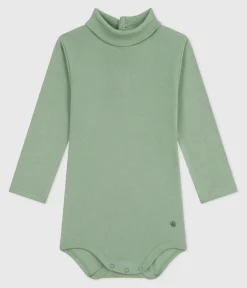 Petit Bateau T-Shirts, Oberteile*Baby-Body mit Rollkragen aus einfarbiger Baumwolle SAULE