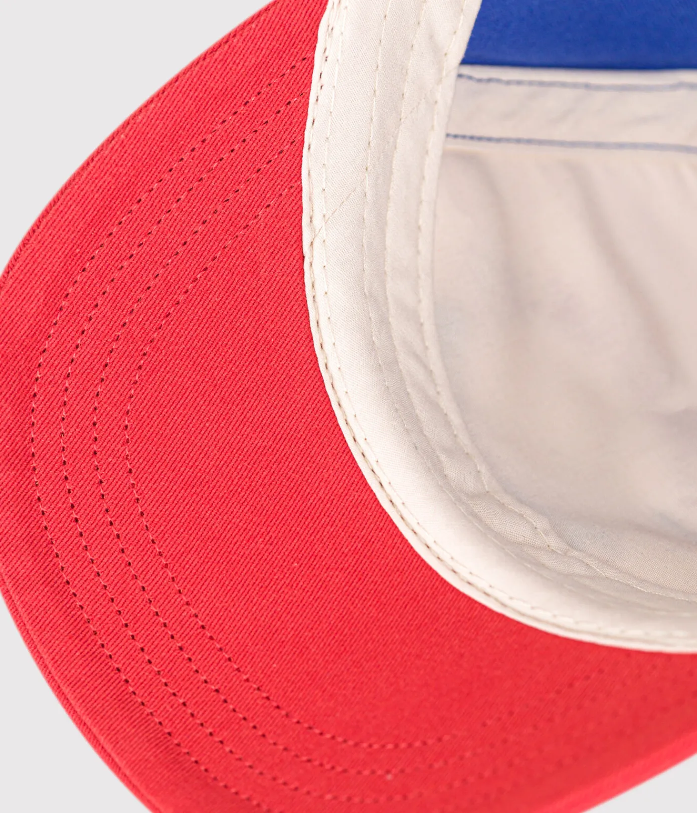 Petit Bateau Accessoires, Sonnenhüte, Caps*Baby-Cap 'Team Sport' aus Baumwolle weiss AVALANCHE/ MULTICO