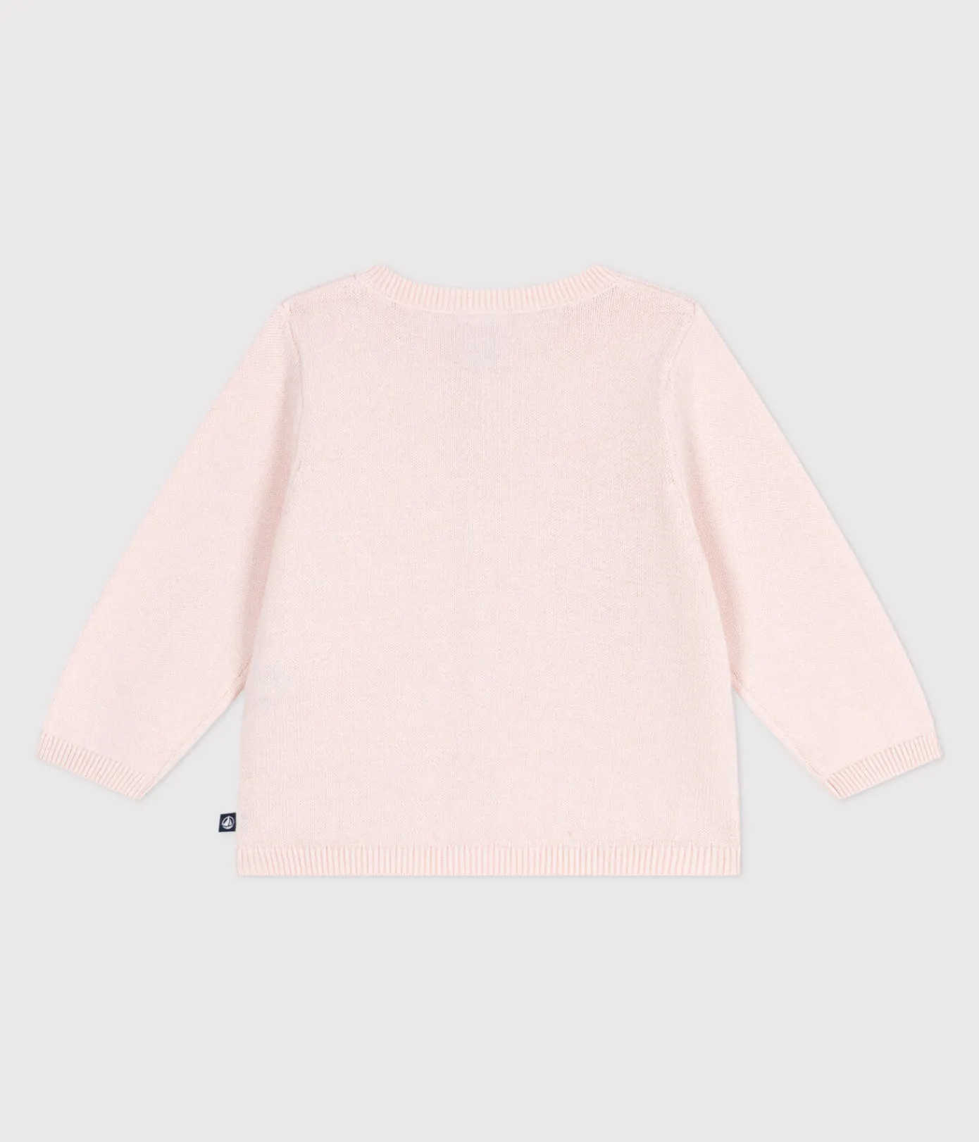 Petit Bateau Pullover, Cardigans*Baby-Cardigan aus Baumwolle mit Zierstrick rosa FLEUR