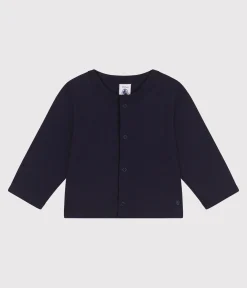 Petit Bateau Pullover, Cardigans*Baby-Cardigan aus Baumwolle blau SMOKING