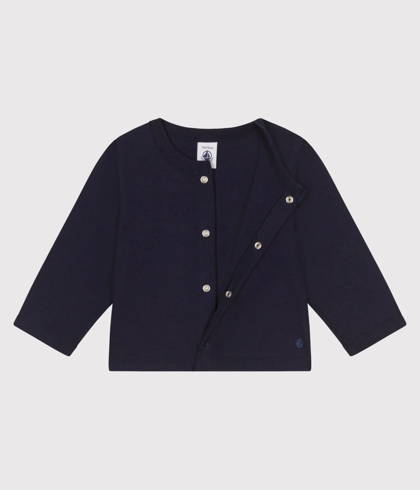 Petit Bateau Pullover, Cardigans*Baby-Cardigan aus Baumwolle blau SMOKING