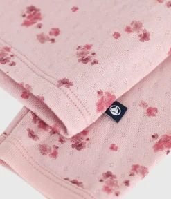 Petit Bateau Pullover, Cardigans*Baby-Cardigan aus Baumwolle mit Blumenmotiv rosa JOLI/weiss MULTICO