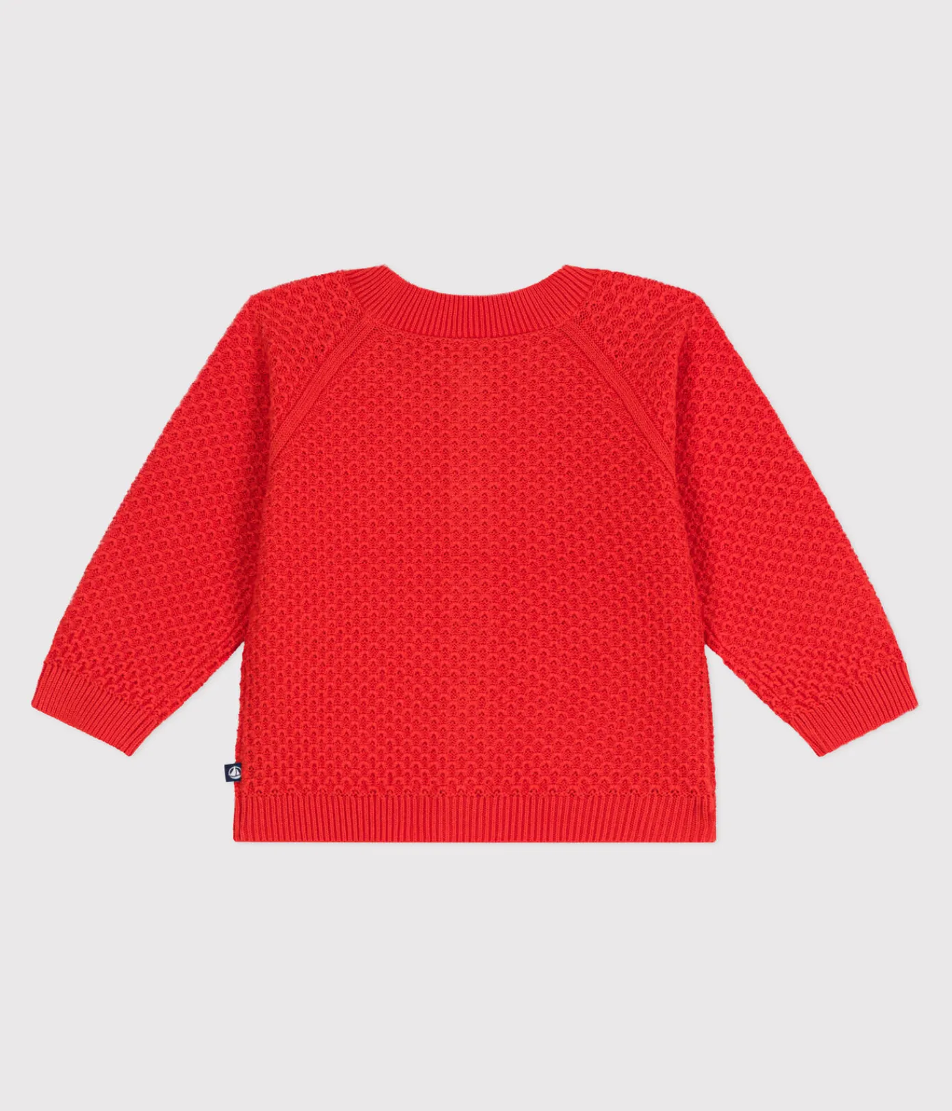 Petit Bateau Pullover, Cardigans*Baby-Cardigan aus Baumwolle mit Zierstrick SPICY