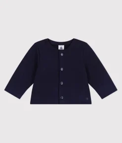 Petit Bateau Pullover, Cardigans*Baby-Cardigan aus einfarbiger Baumwolle SOIR