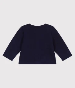 Petit Bateau Pullover, Cardigans*Baby-Cardigan aus einfarbiger Baumwolle SOIR