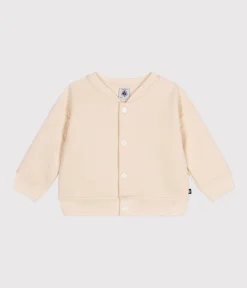 Petit Bateau Pullover, Cardigans*Baby-Cardigan aus gestepptem Doppeljersey naturfarben AVALANCHE