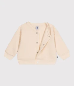 Petit Bateau Pullover, Cardigans*Baby-Cardigan aus gestepptem Doppeljersey naturfarben AVALANCHE
