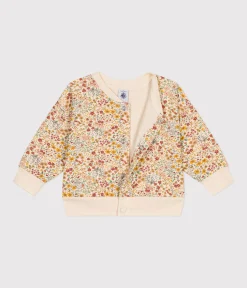 Petit Bateau Pullover, Cardigans*Baby-Cardigan aus gestepptem Doppeljersey weiss AVALANCHE/ MULTICO
