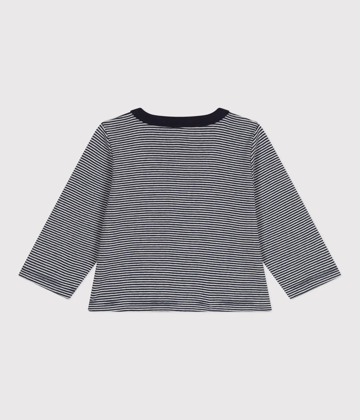 Petit Bateau Pullover, Cardigans*Baby-Cardigan aus gestreiftem Doppeljersey blau SMOKING/weiss MARSHMALLOW