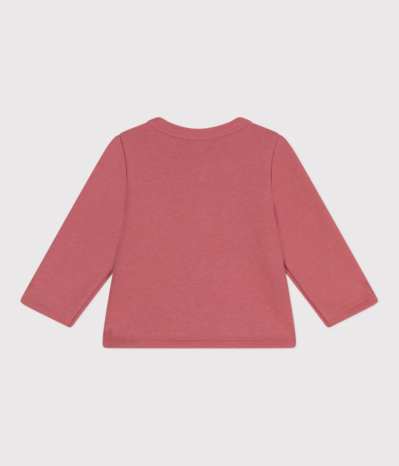 Petit Bateau Pullover, Cardigans*Baby-Cardigan aus Molton rosa ROSEWOOD