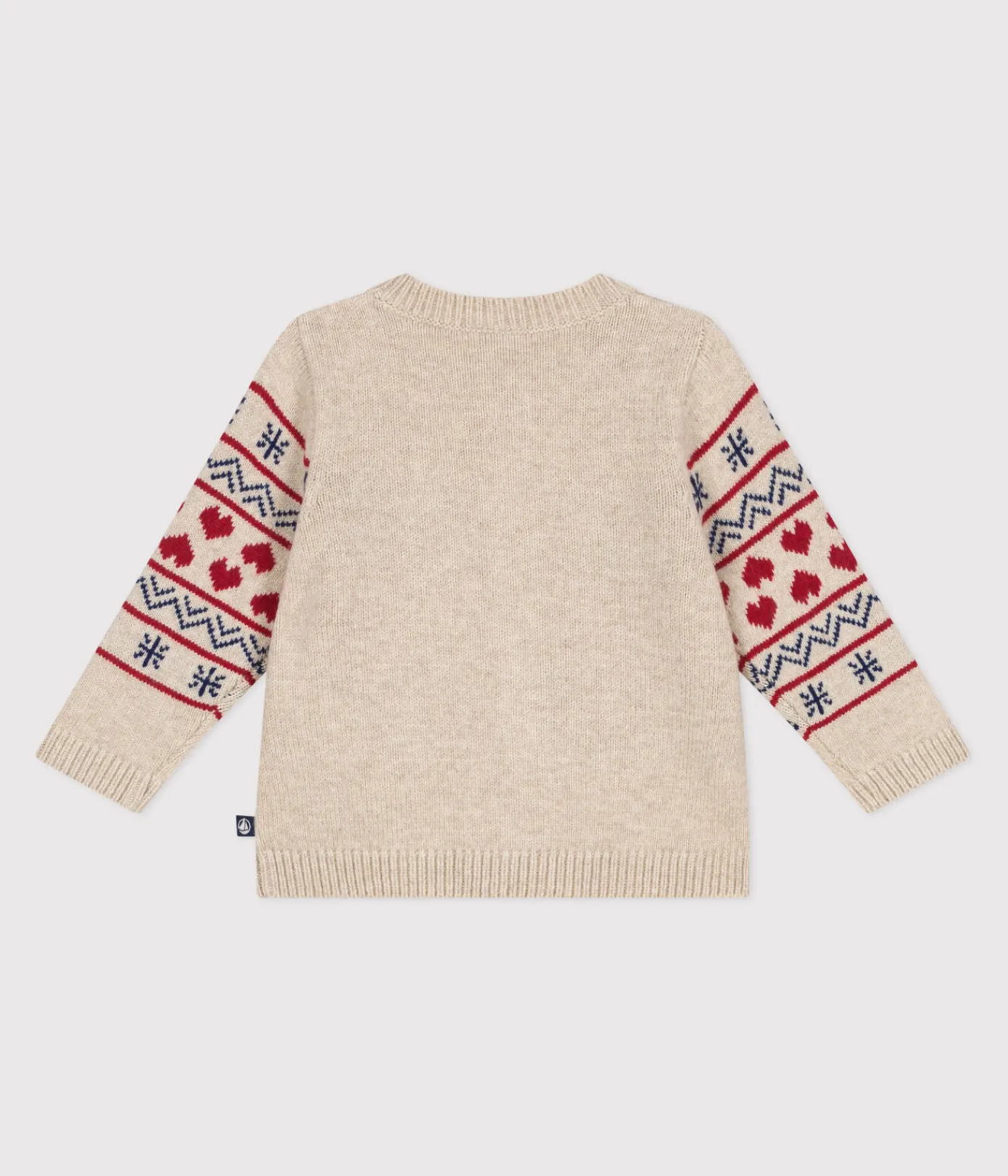 Petit Bateau Pullover, Cardigans*Baby-Cardigan aus Strick mit Wollanteil weiss AVALANCHE/ MULTICO