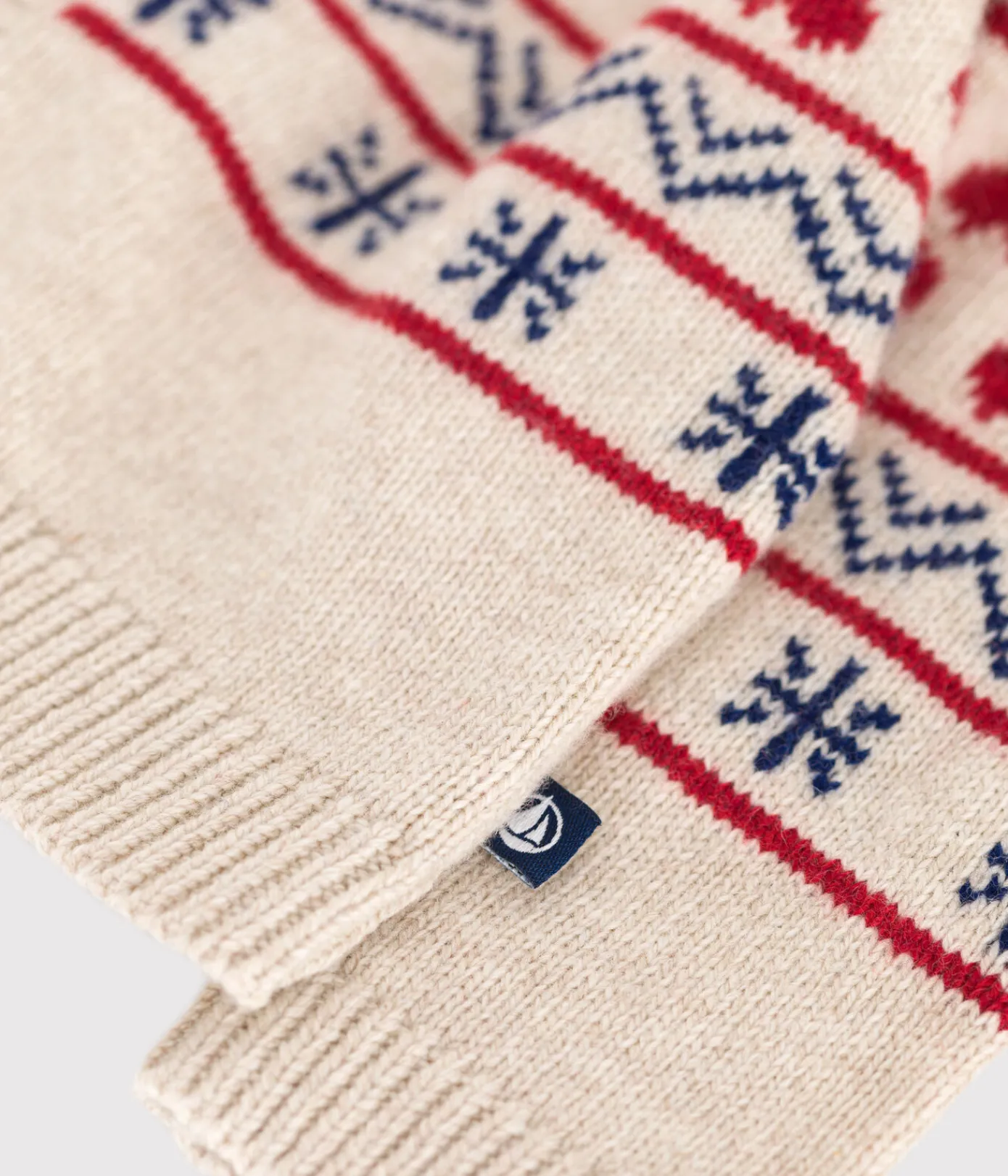Petit Bateau Pullover, Cardigans*Baby-Cardigan aus Strick mit Wollanteil weiss AVALANCHE/ MULTICO