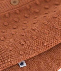 Petit Bateau Pullover, Cardigans*Baby-Cardigan aus Woll-/recyceltem Nylon braun ECUREUIL