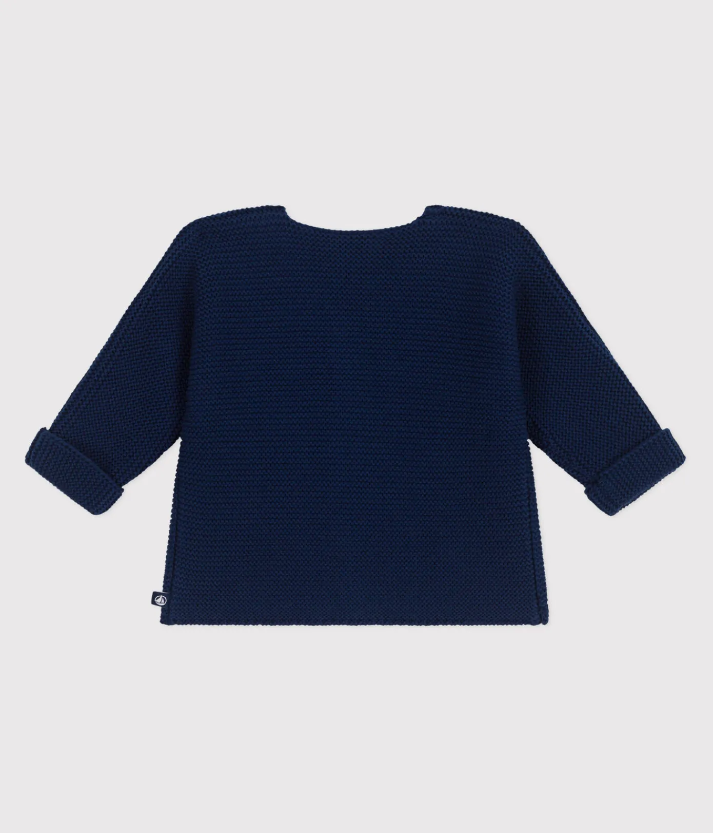 Petit Bateau Pullover, Cardigans|Newborn*Baby-Cardigan kraus rechts gestrickt aus Baumwolle blau MEDIEVAL