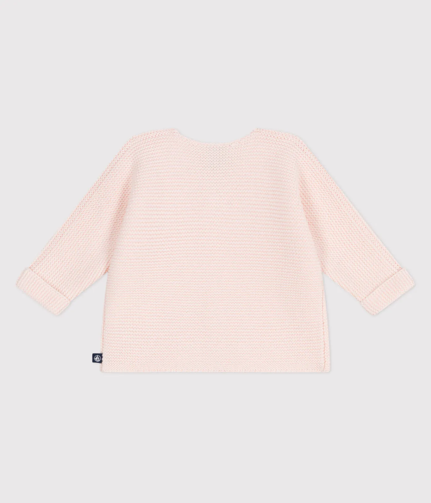 Petit Bateau Pullover, Cardigans|Newborn*Baby-Cardigan kraus rechts gestrickt aus Baumwolle rosa FLEUR