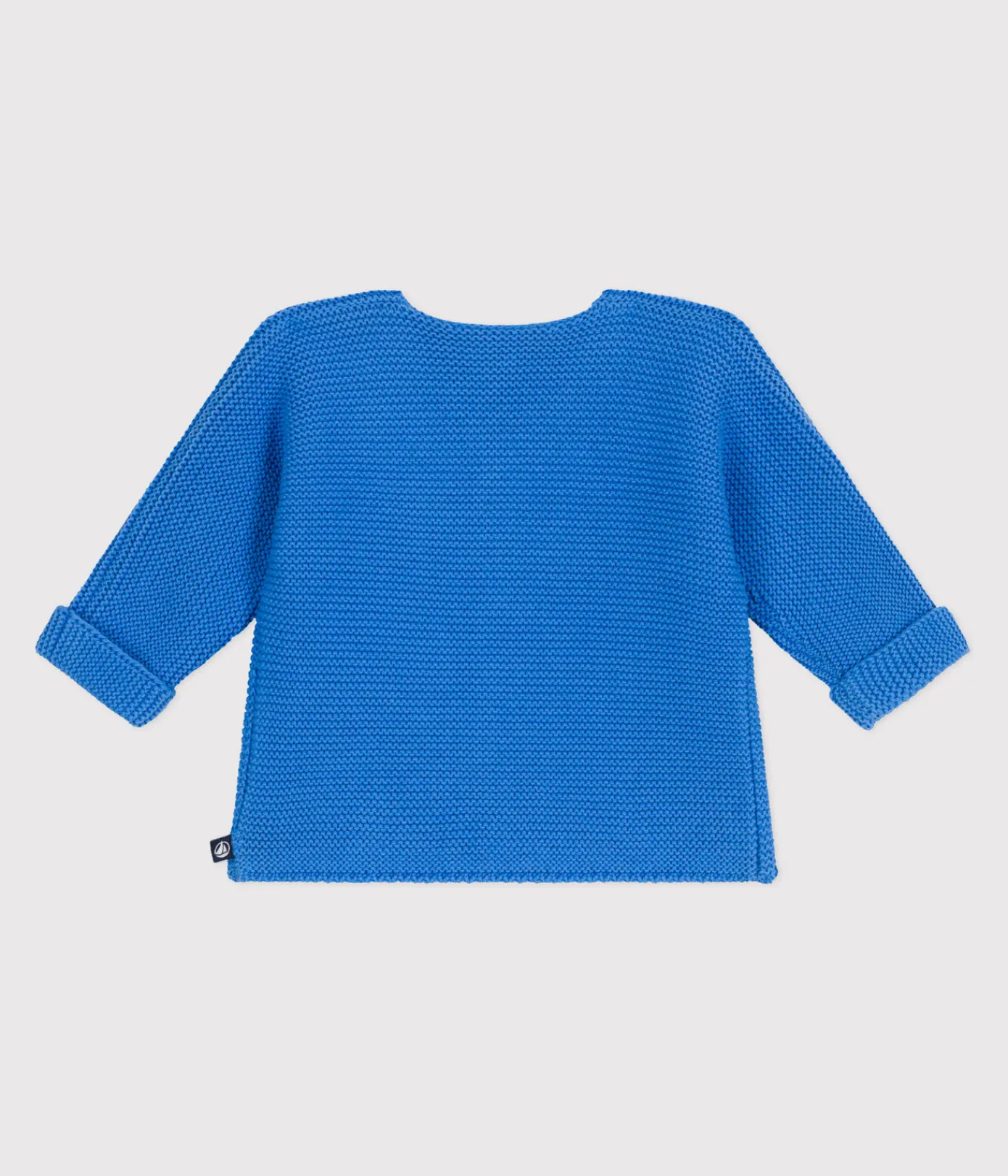 Petit Bateau Pullover, Cardigans|Newborn*Baby-Cardigan kraus rechts gestrickt aus Baumwolle blau EDNA