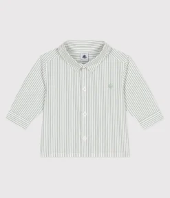 Petit Bateau T-Shirts, Oberteile*Baby-Hemd aus Baumwolle mit Streifen PAUL/ ECUME