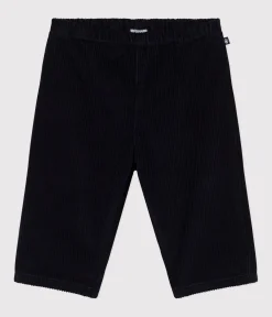 Petit Bateau Shorts, Hosen, Leggings*Baby-Hose aus Cord blau SMOKING