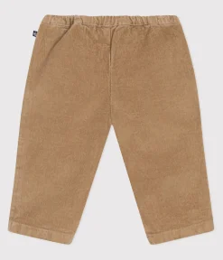 Petit Bateau Shorts, Hosen, Leggings*Baby-Hose aus einfarbigem Fein-Cord beige ROCHE CLAIR