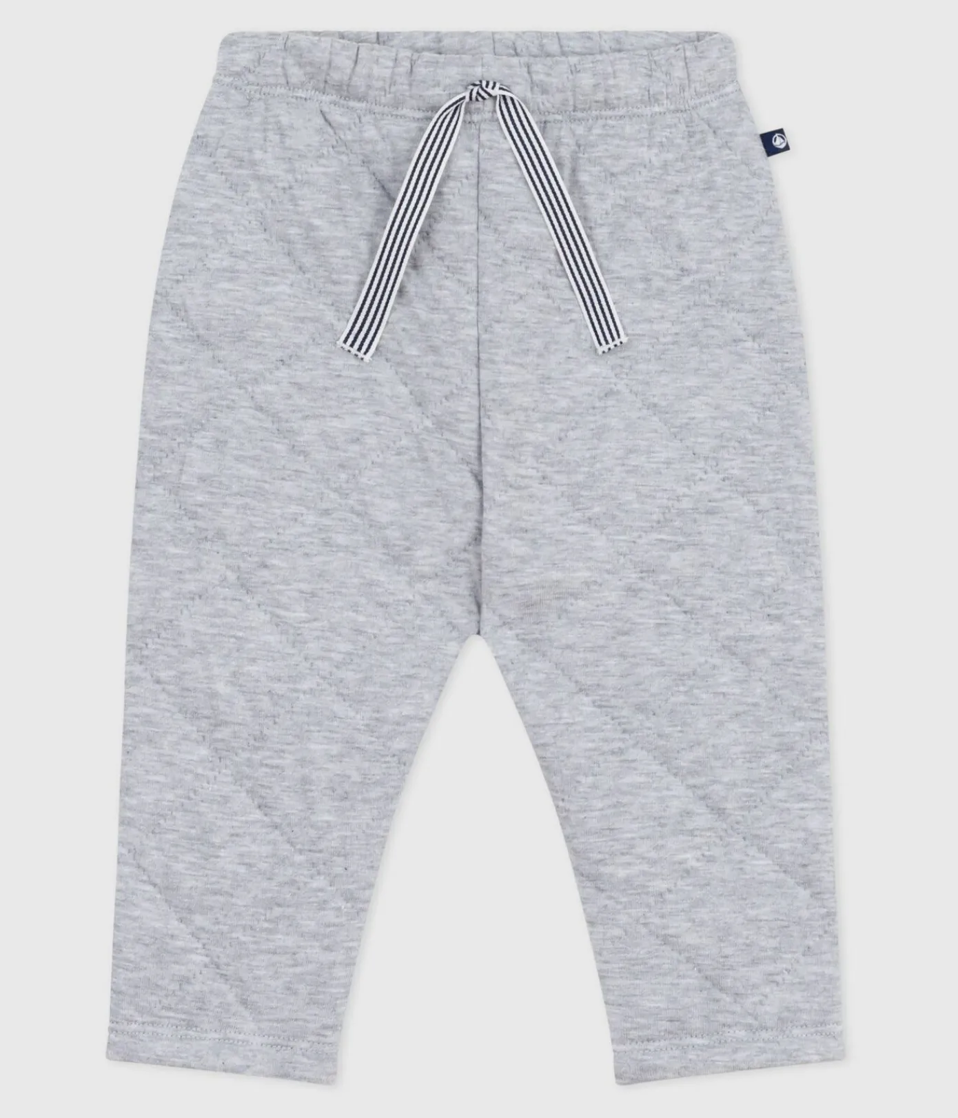 Petit Bateau Shorts, Hosen, Leggings*Baby-Hose aus einfarbigem festen Baumwollstoff grau FUMEE CHINE