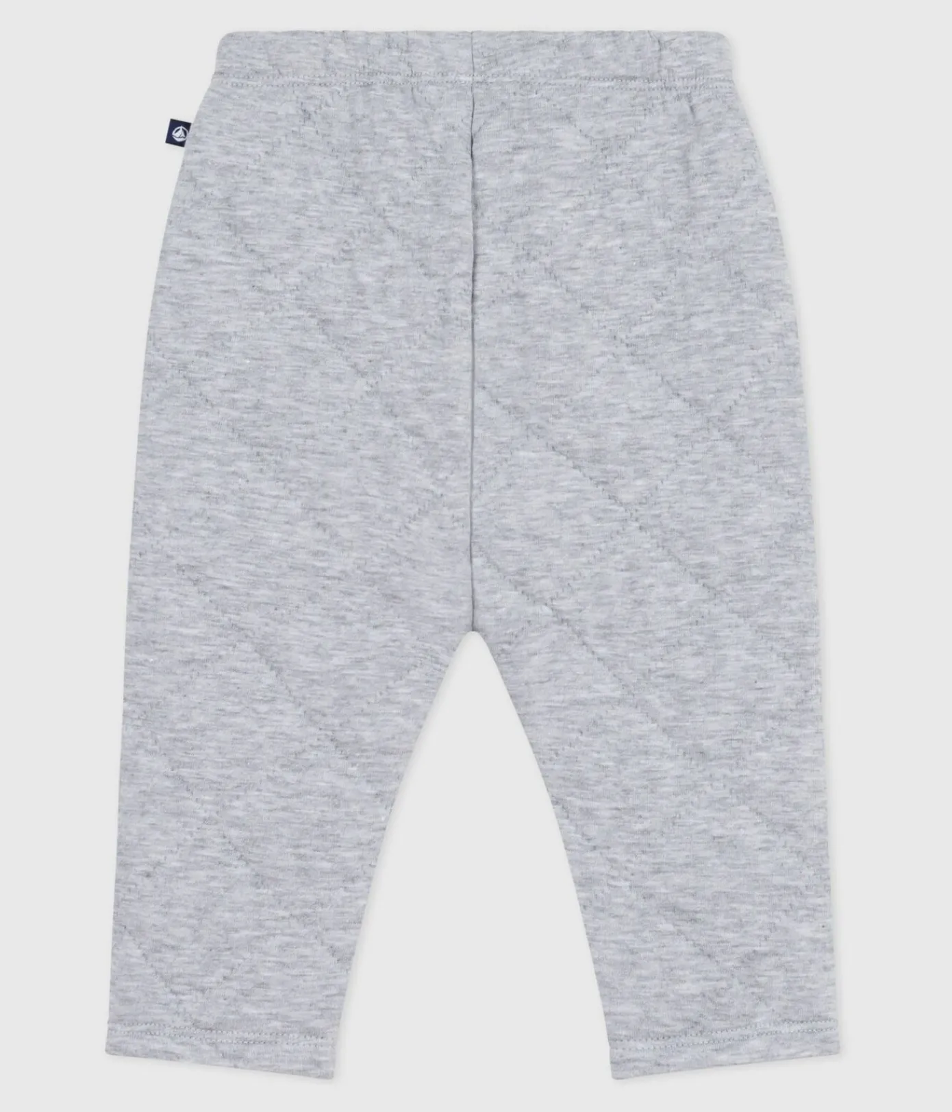 Petit Bateau Shorts, Hosen, Leggings*Baby-Hose aus einfarbigem festen Baumwollstoff grau FUMEE CHINE
