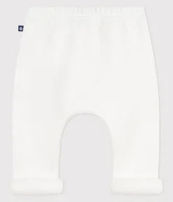 Petit Bateau Shorts, Hosen, Leggings*Baby-Hose aus einfarbigem Molton, weich und warm naturfarben MILK