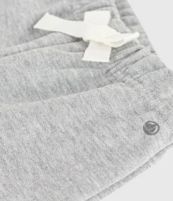 Petit Bateau Shorts, Hosen, Leggings*Baby-Hose aus einfarbiger Baumwolle grau FUMEE CHINE