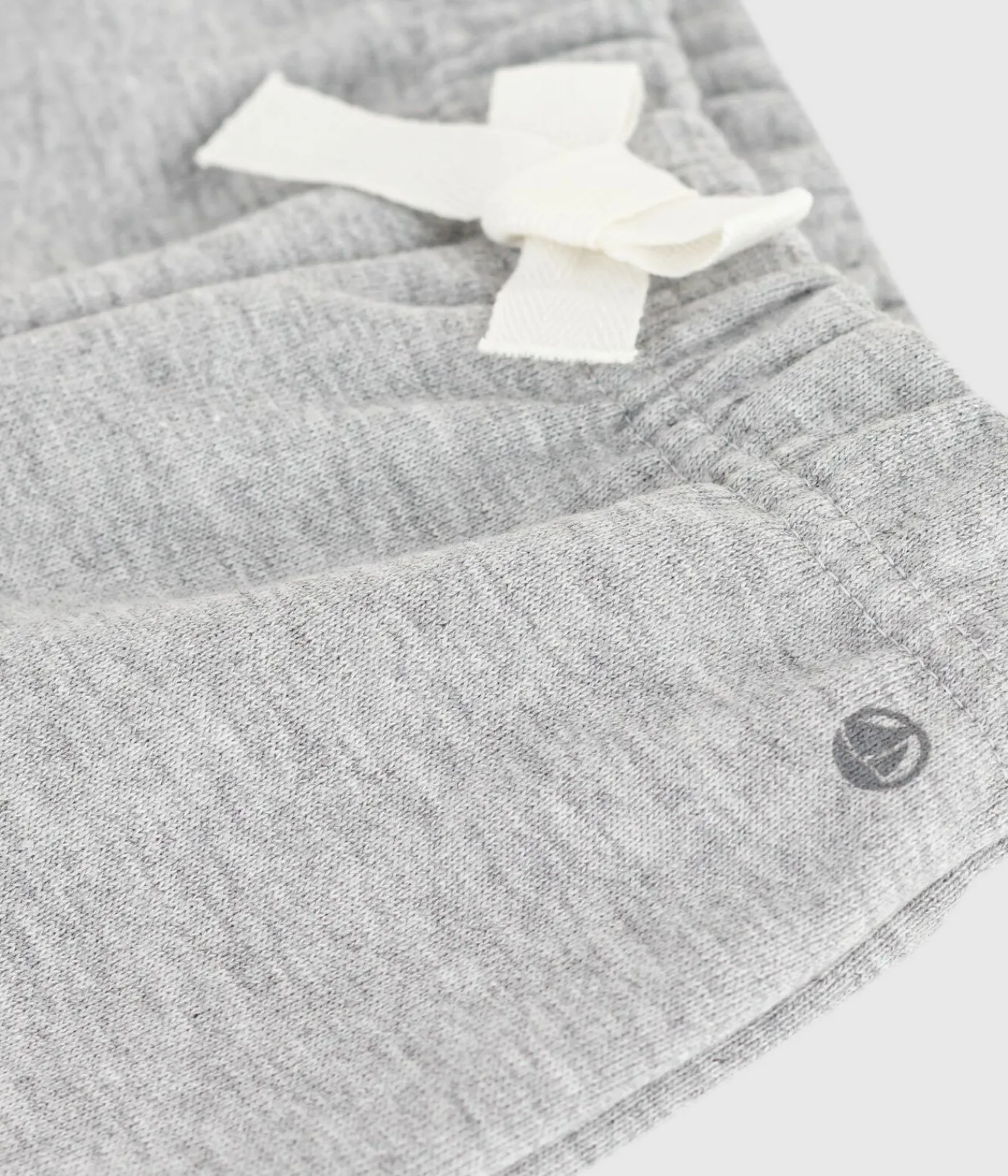 Petit Bateau Shorts, Hosen, Leggings*Baby-Hose aus einfarbiger Baumwolle grau FUMEE CHINE