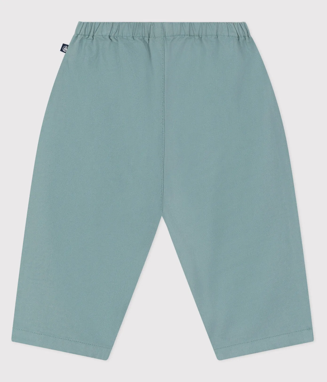Petit Bateau Shorts, Hosen, Leggings*Baby-Hose aus einfarbiger Baumwolle und Leinen grün PAUL