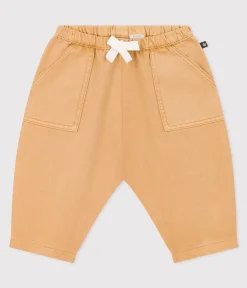 Petit Bateau Shorts, Hosen, Leggings*Baby-Hose aus farbigem Denim beige TOURONE