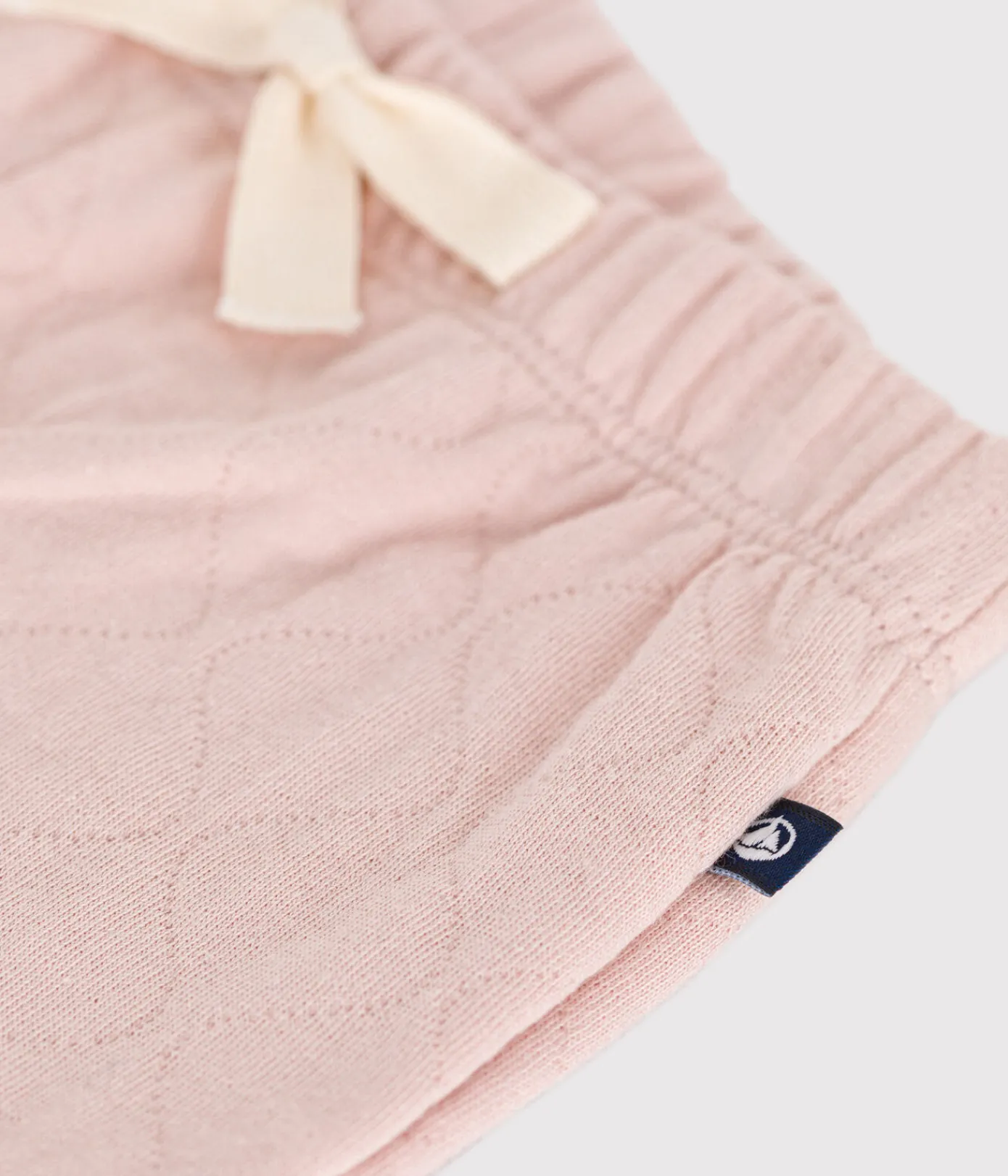 Petit Bateau Shorts, Hosen, Leggings*Baby-Hose aus gestepptem Doppeljersey rosa SALINE
