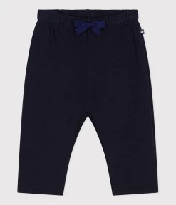 Petit Bateau Shorts, Hosen, Leggings*Baby-Hose aus gestepptem Doppeljersey blau SMOKING