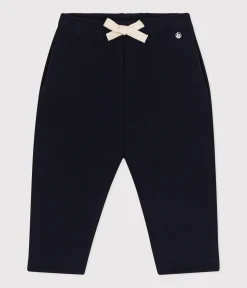 Petit Bateau Shorts, Hosen, Leggings*Baby-Hose aus Molton blau SMOKING