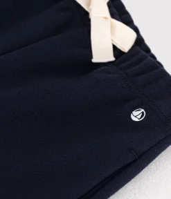 Petit Bateau Shorts, Hosen, Leggings*Baby-Hose aus Molton blau SMOKING