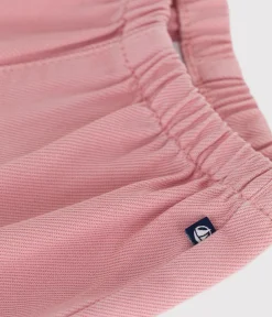Petit Bateau Shorts, Hosen, Leggings*Baby-Hose aus weicher einfarbiger Baumwolle. rosa CHARME