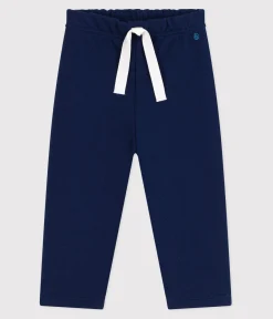 Petit Bateau Shorts, Hosen, Leggings*Baby-Jogginghose aus einfarbiger Baumwolle blau MEDIEVAL