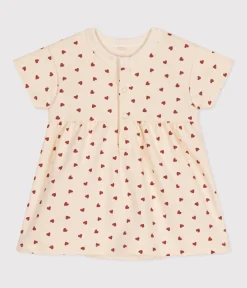 Petit Bateau Kleider|Newborn*Babykleid aus leichtem Molton mit Body AVALANCHE/ FAMEUX