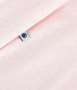 Petit Bateau Schlafanzüge, Strampler|Sets, Overalls & Latzhosen*Baby-Kurzoverall aus einfarbiger Baumwolle rosa FLEUR